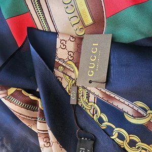 Gucci Equestrian Monogram Scarf